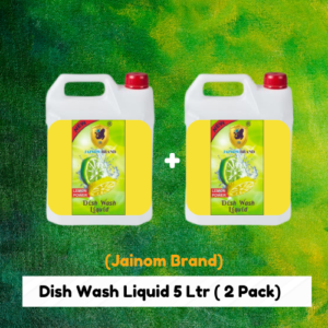 Jainom Brand Dish Wash Liquid Cleaner 5 Ltr ( 1 + 1 )
