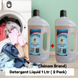 Jainom Brand Detergent Liquid 1 ltr (Pack of 2)