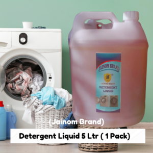 Jainom Brand Detergent Liquid 5 ltr (Pack of 1)