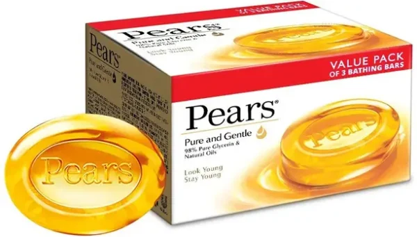 Pears Pure and Gentle Soap 125gm (125gm x 3)